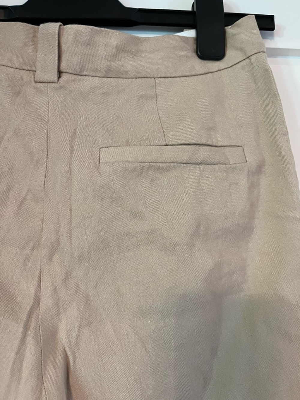 Maje High-Rise straight Leg linen Trousers size 34 - Picture 5 of 8